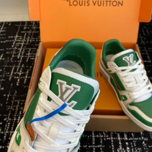 Louis Vuitton Trainer Sneaker In Borneo Green - LS231