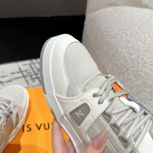 Louis Vuitton Trainer Sneaker In Grey - LS242