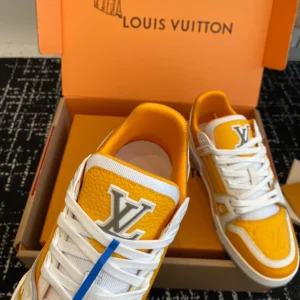 Louis Vuitton Trainer Sneaker In Safran Yellow - LS232