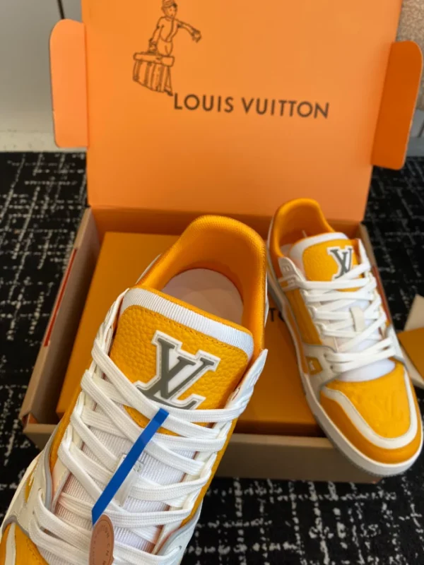 Louis Vuitton Trainer Sneaker In Safran Yellow - LS232