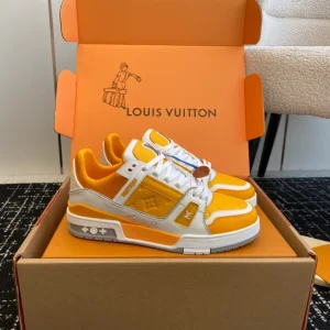 Louis Vuitton Trainer Sneaker In Safran Yellow - LS232