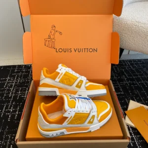 Louis Vuitton Trainer Sneaker In Safran Yellow - LS232