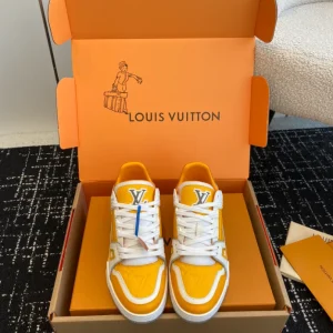 Louis Vuitton Trainer Sneaker In Safran Yellow - LS232