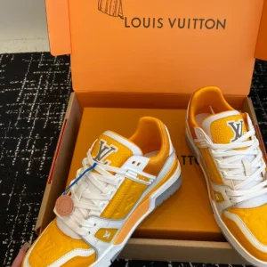 Louis Vuitton Trainer Sneaker In Safran Yellow - LS232