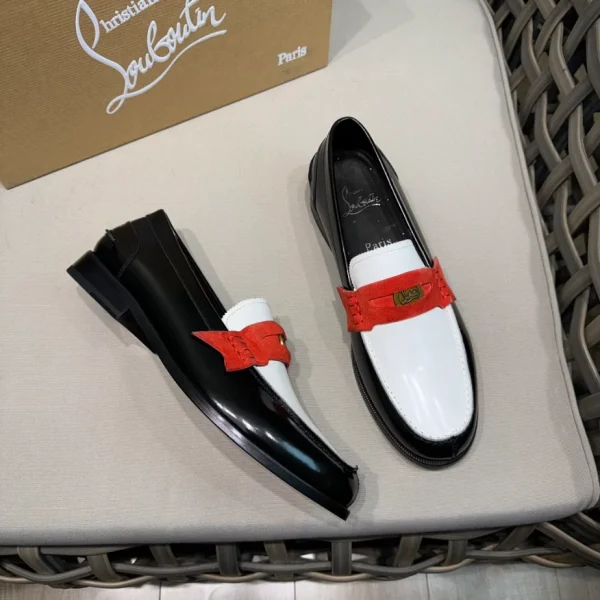 Christian Louboutin Donna Patent Red Sole Penny Loafers - CL14