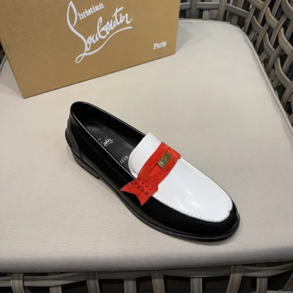 Christian Louboutin Donna Patent Red Sole Penny Loafers - CL14