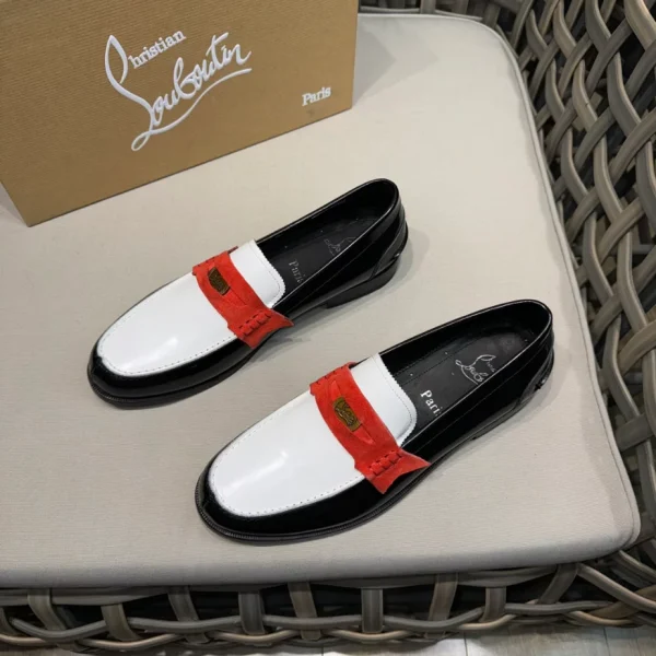 Christian Louboutin Donna Patent Red Sole Penny Loafers - CL14