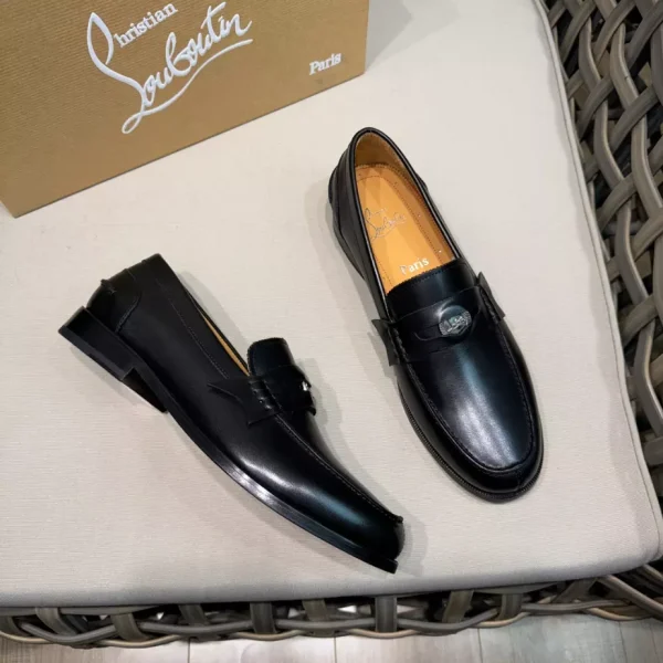 Christian Louboutin Penny Flat Black Loafers - CL10